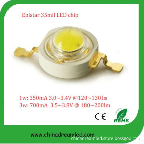 1W high power LED emitter with Epistar LED chip From TW